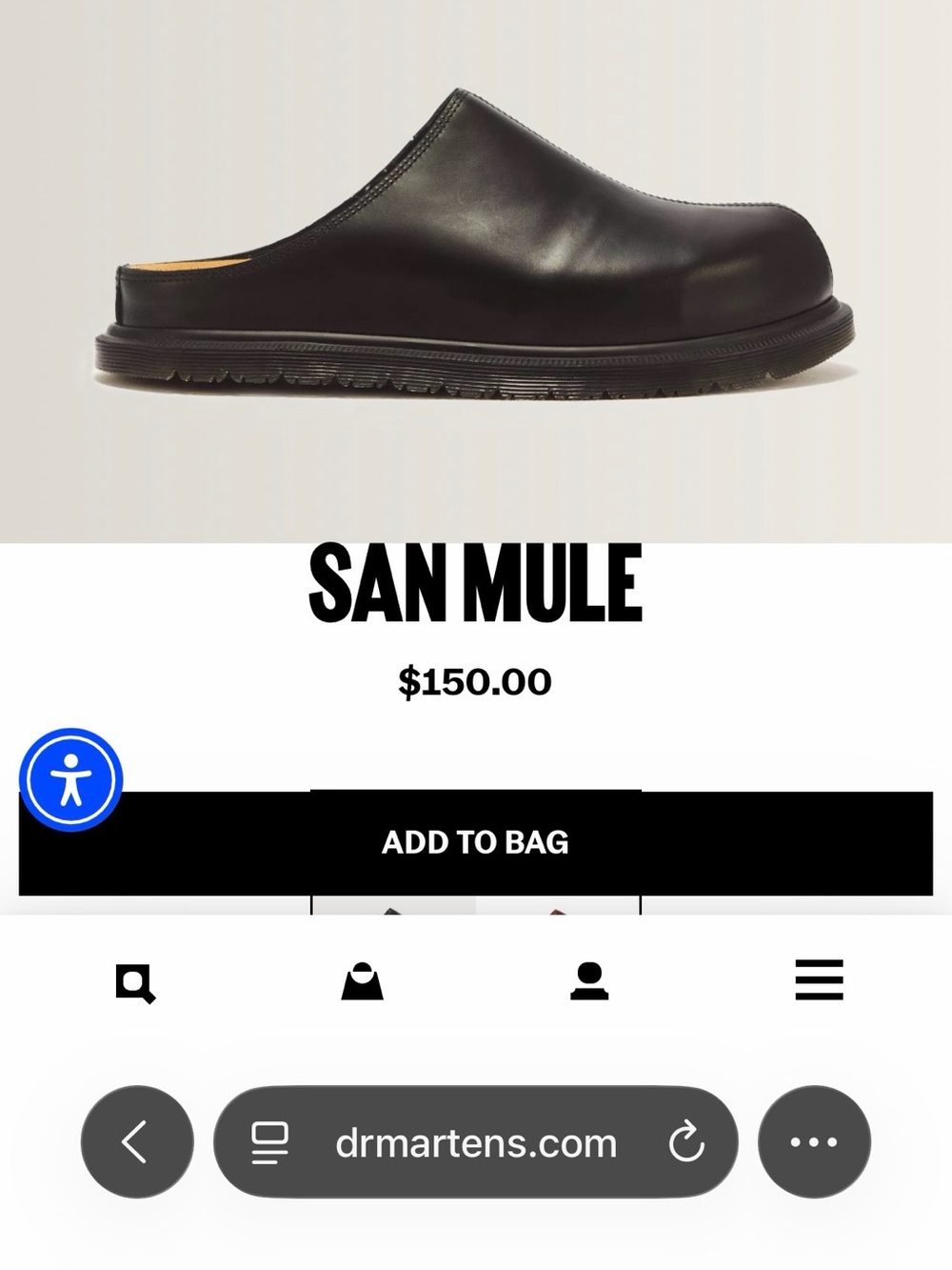 Dr. Martens San Mule - black - size 38